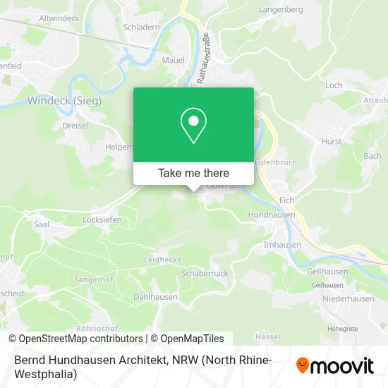 Bernd Hundhausen Architekt map