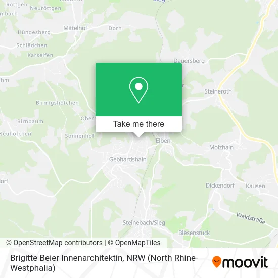 Brigitte Beier Innenarchitektin map