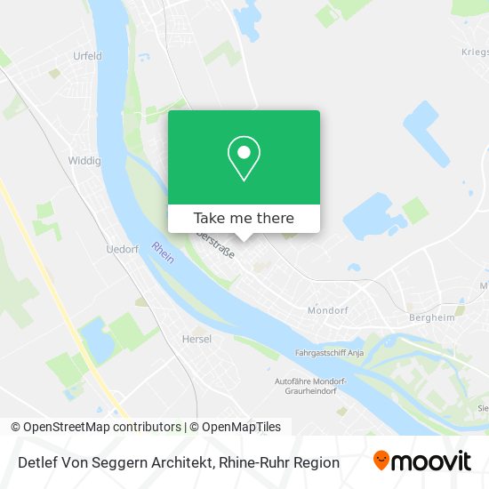 Detlef Von Seggern Architekt map