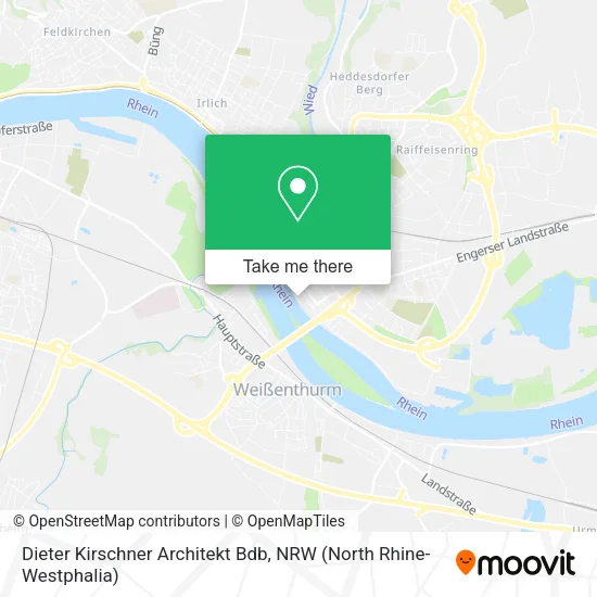 Карта Dieter Kirschner Architekt Bdb