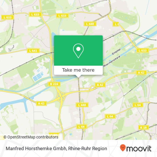 Manfred Horsthemke Gmbh map
