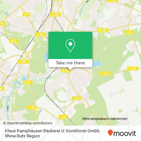 Klaus Kamphausen Bäckerei U. Konditorei Gmbh map