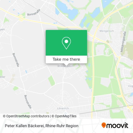 Peter Kallen Bäckerei map