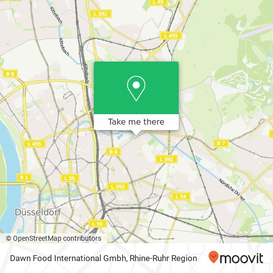 Dawn Food International Gmbh map