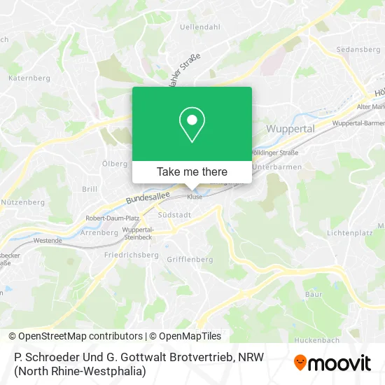 P. Schroeder Und G. Gottwalt Brotvertrieb map
