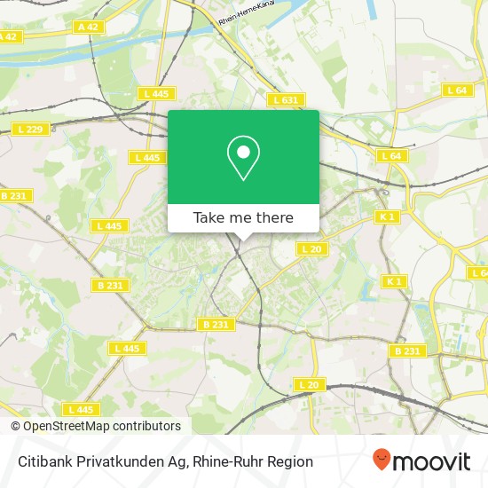 Citibank Privatkunden Ag map