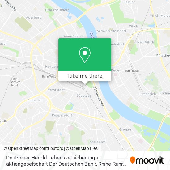 Deutscher Herold Lebensversicherungs-aktiengeselschaft Der Deutschen Bank map
