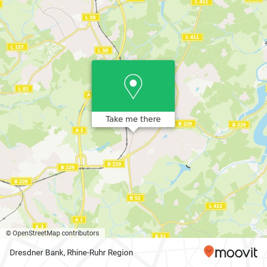 Dresdner Bank map