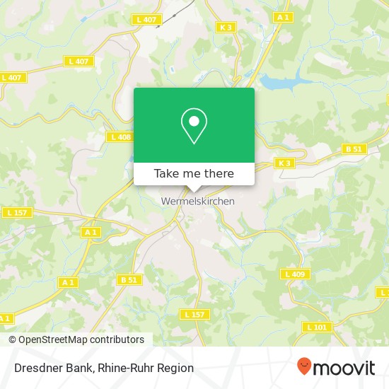 Dresdner Bank map