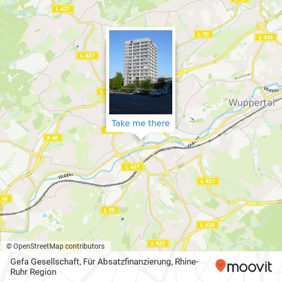 Gefa Gesellschaft, Für Absatzfinanzierung map