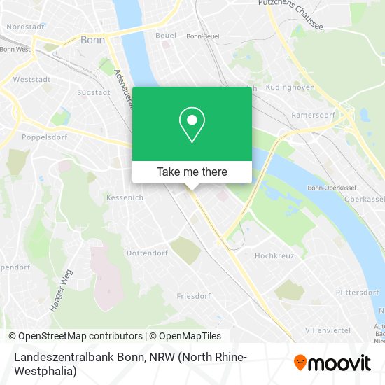 Landeszentralbank Bonn map