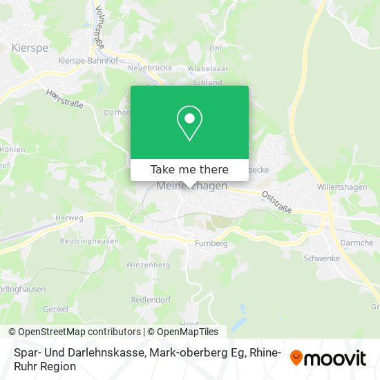 Spar- Und Darlehnskasse, Mark-oberberg Eg map