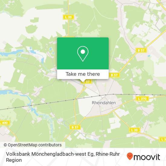 Volksbank Mönchengladbach-west Eg map