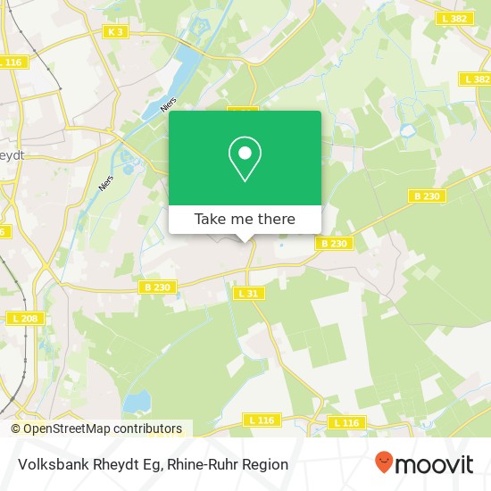 Volksbank Rheydt Eg map