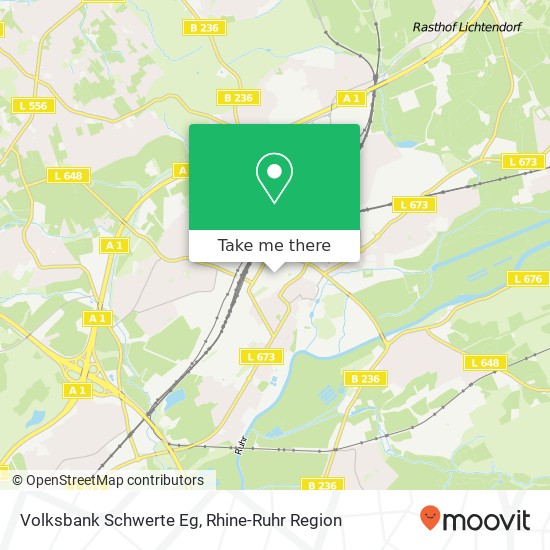 Volksbank Schwerte Eg map