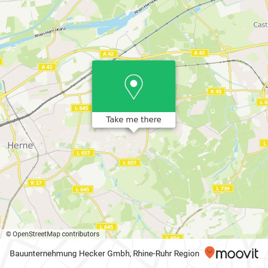 Bauunternehmung Hecker Gmbh map