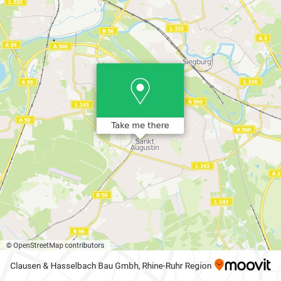 Clausen & Hasselbach Bau Gmbh map