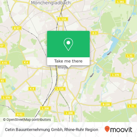 Cetin Bauunternehmung Gmbh map