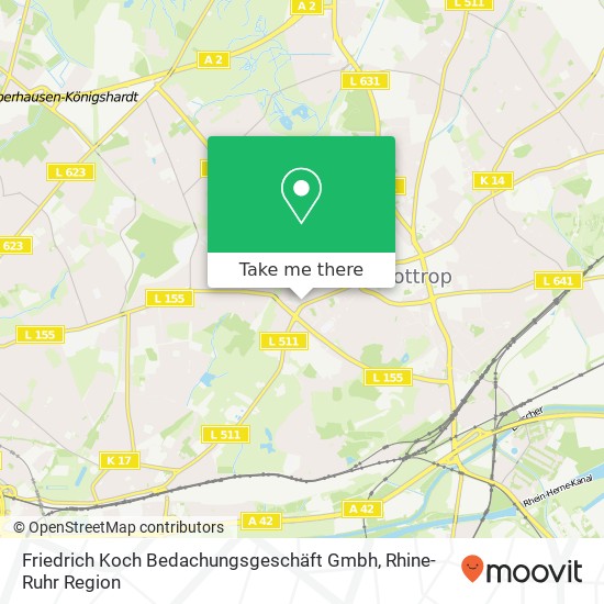 Friedrich Koch Bedachungsgeschäft Gmbh map