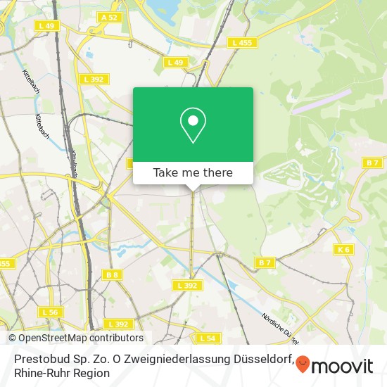 Prestobud Sp. Zo. O Zweigniederlassung Düsseldorf map