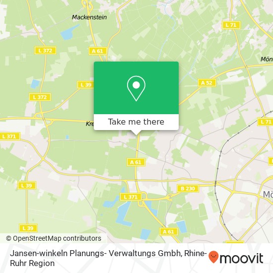 Jansen-winkeln Planungs- Verwaltungs Gmbh map