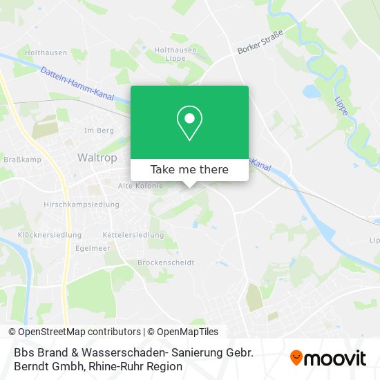 How To Get To s Brand Wasserschaden Sanierung Gebr Berndt Gmbh In Waltrop By Bus Subway Or Train