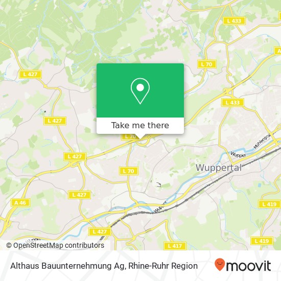 Althaus Bauunternehmung Ag map