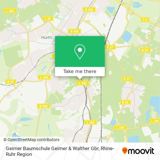 Geimer Baumschule Geimer & Walther Gbr map