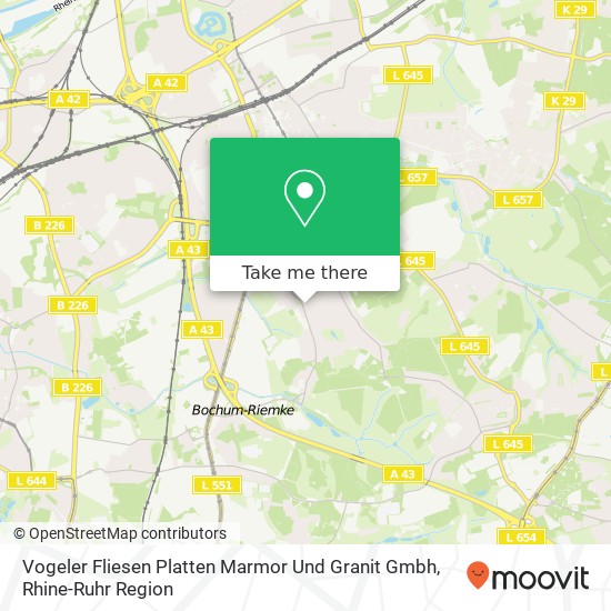 Vogeler Fliesen Platten Marmor Und Granit Gmbh map