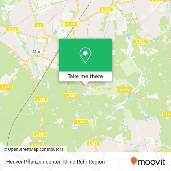 Heuver Pflanzen-center map