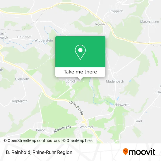 Карта B. Reinhold