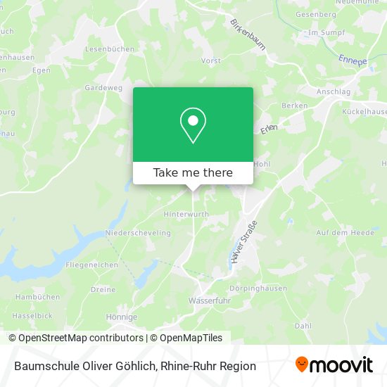 Baumschule Oliver Göhlich map