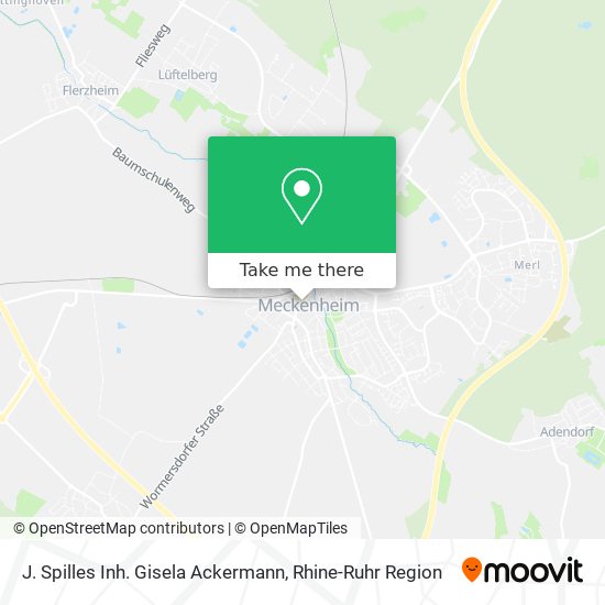J. Spilles Inh. Gisela Ackermann map