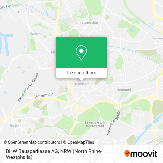 Bhw Bausparkasse Ag map