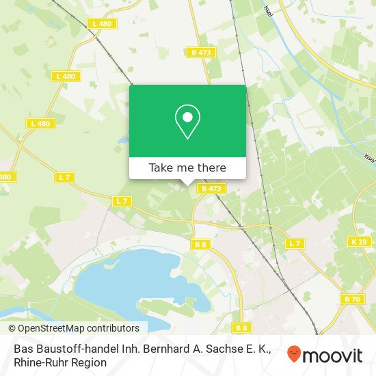 Bas Baustoff-handel Inh. Bernhard A. Sachse E. K. map