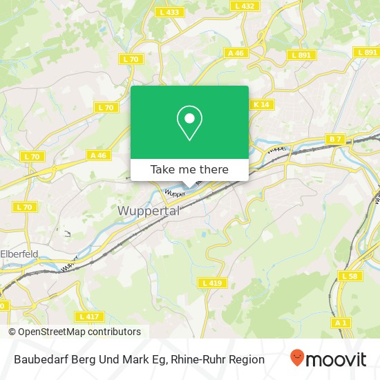 Baubedarf Berg Und Mark Eg map