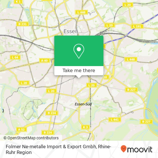 Folmer Ne-metalle Import & Export Gmbh map