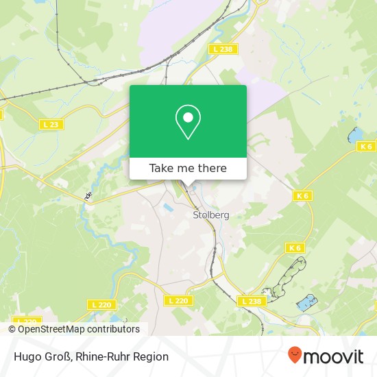 Карта Hugo Groß