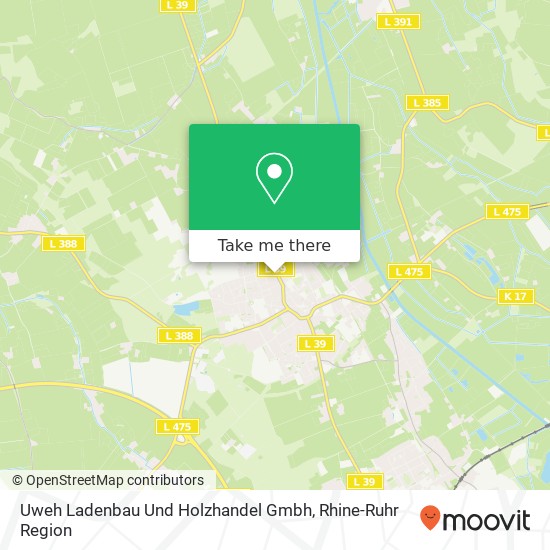 Uweh Ladenbau Und Holzhandel Gmbh map