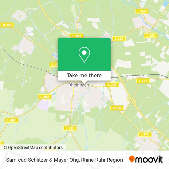 Sam-cad Schlitzer & Mayer Ohg map