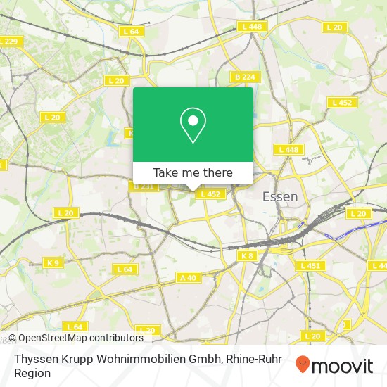 Thyssen Krupp Wohnimmobilien Gmbh map