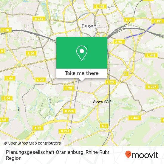 Карта Planungsgesellschaft Oranienburg