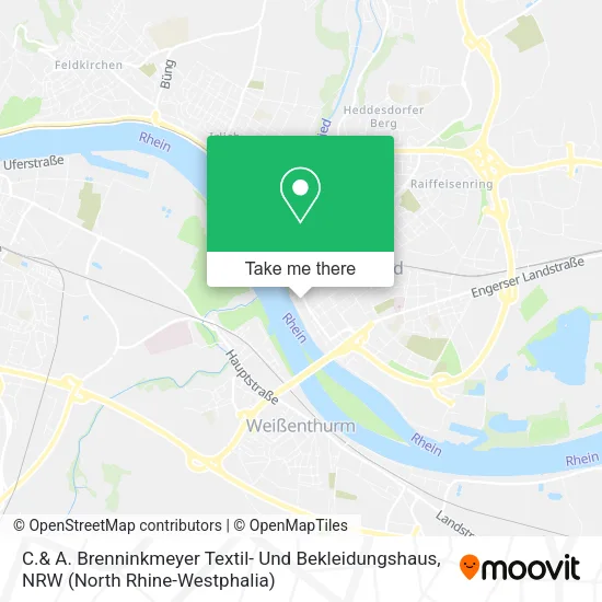 Карта C.& A. Brenninkmeyer Textil- Und Bekleidungshaus