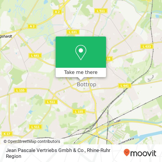 Jean Pascale Vertriebs Gmbh & Co. map
