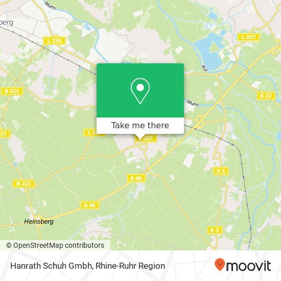 Hanrath Schuh Gmbh map