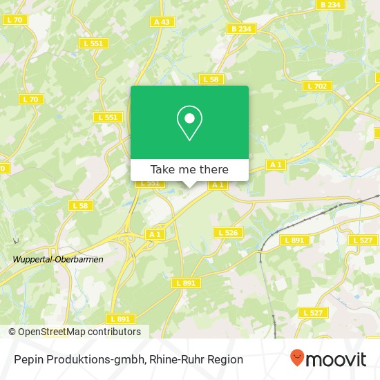 Pepin Produktions-gmbh map