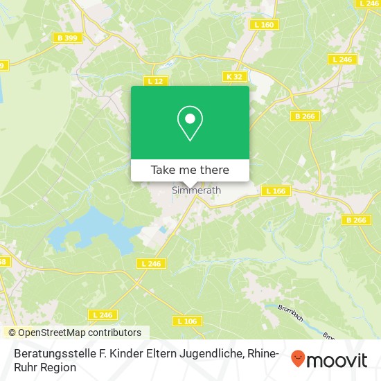 Beratungsstelle F. Kinder Eltern Jugendliche map