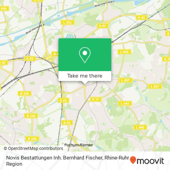 Novis Bestattungen Inh. Bernhard Fischer map