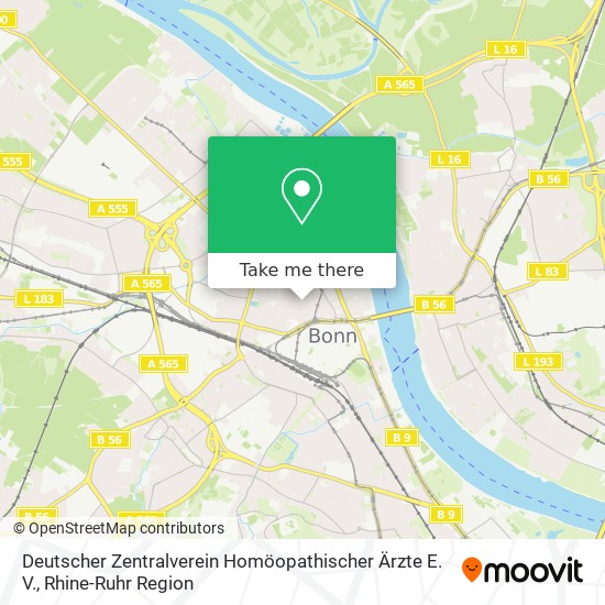 Deutscher Zentralverein Homöopathischer Ärzte E. V. map