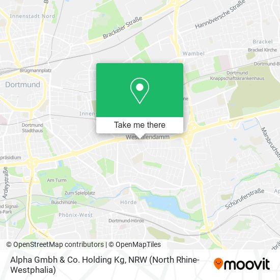 Alpha Gmbh & Co. Holding Kg map
